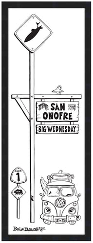 SAN ONOFRE ~ BIG WEDNESDAY ~ 8x24
