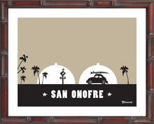 Load image into Gallery viewer, SAN ONOFRE ~ SUNDOWN ~ SONGS ~ SURF BUG ~ 16x20