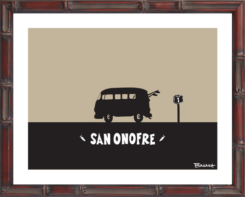 SAN ONOFRE ~ SURF BUS ~ 16x20