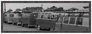 SAN ONOFRE ~ VW SURF BUSES ~ OLD MAN'S SHACK ~ 8x24