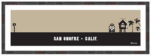 SAN ONOFRE ~ SURF HUT ~ 8x24