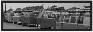 SAN ONOFRE ~ VW SURF BUSES ~ OLD MAN'S SHACK ~ 8x24
