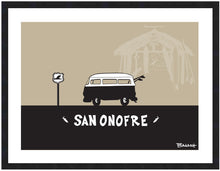 Load image into Gallery viewer, SAN ONOFRE ~ SURF BUS ~ OLD MANS SHACK ~ 16x20