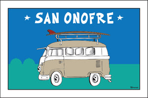 SAN ONOFRE ~ SURF BUS ~ 12x18