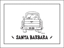 Load image into Gallery viewer, SANTA BARBARA ~ CATCH A LINE ~ SURF PICKUP ~ 16x20