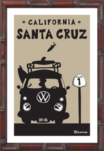 Load image into Gallery viewer, SANTA CRUZ ~ CALIFORNIA ~ SURF BUS GRILL ~ 12x18