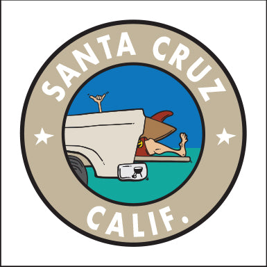 SANTA CRUZ CALIF ~ TAILGATE SURF GREM ~ 12x12