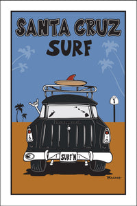 SANTA CRUZ ~ SURF NOMAD TAIL ~ SAND LINES ~ 12x18