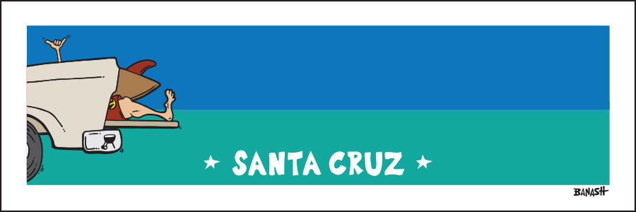 SANTA CRUZ ~ TAILGATE SURF GREM ~ 8x24