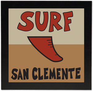 SAN CLEMENTE ~ SURF ~ 12x12