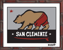 Load image into Gallery viewer, SAN CLEMENTE ~ SURF BEAR ~ 16x20