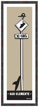Load image into Gallery viewer, SAN CLEMENTE ~ SURF XING ~ 8x24