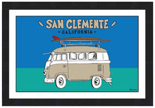 Load image into Gallery viewer, SAN CLEMENTE ~ SURF BUS ~ 12x18