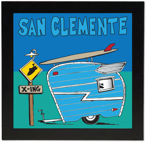 SAN CLEMENTE ~ CAMPER ~ 12x12