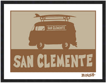 Load image into Gallery viewer, SAN CLEMENTE ~ CATCH SAND ~ SURF BUS ~ 16x20