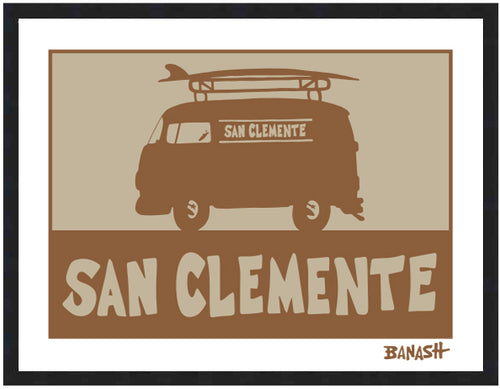 SAN CLEMENTE ~ CATCH SAND ~ SURF BUS ~ 16x20