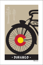 Load image into Gallery viewer, DURANGO ~ SCHWINN ~ FRONT END ~ COLORADO LOGO HUB ~ 12x18