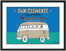 Load image into Gallery viewer, SAN CLEMENTE ~ SURF BUS ~ 16x20