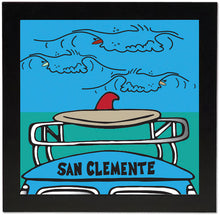 Load image into Gallery viewer, SAN CLEMENTE ~ WAVE RIDERS ~ 12x12
