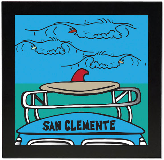 SAN CLEMENTE ~ WAVE RIDERS ~ 12x12