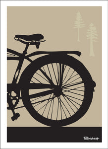 SCHWINN ~ TAIL ~ PINES ~ 13x18