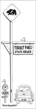 Load image into Gallery viewer, TORREY PINES STATE BEACH ~ TOWN SIGN ~ SURF XING ~ 8x24
