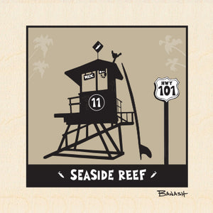 SEASIDE REEF ~ TOWER ~ SOLANA BEACH ~ 6x6