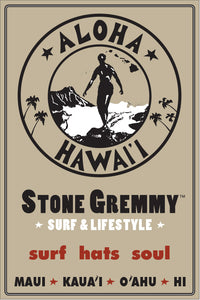 STONE GREMMY SURF ~ STOKED ~ HAT