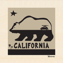 Load image into Gallery viewer, CALIFORNIA ~ BEAR ~ SURF BUG ~ 6x6