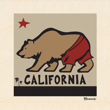 Load image into Gallery viewer, CALIFORNIA SURF BEAR ~ 6x6