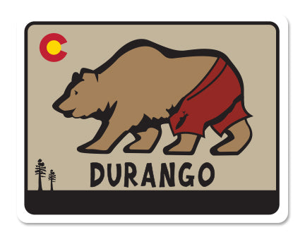 DURANGO ~ RIVER BEAR ~ STICKERS (15) ~ 4x3