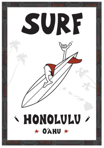 HONOLULU ~ SURF ~ 12x18