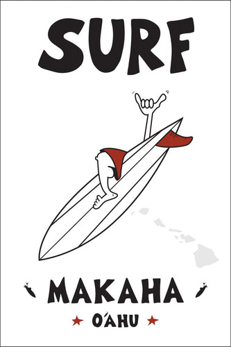 MAKAHA ~ SURF ~ 12x18