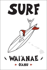 WAIANAE ~ SURF ~ 12x18