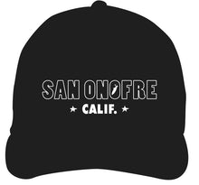 Load image into Gallery viewer, STONE GREMMY SURF ~ SAN ONOFRE ~ CALIF ~ OUTLINE ~ HAT