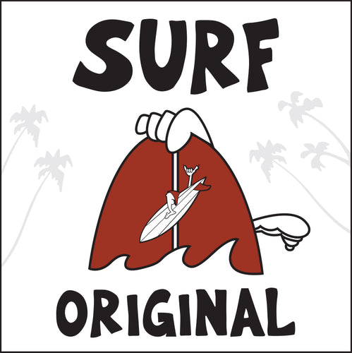 SURF ORIGINAL ~ STONE GREMMY SURF ~ 12x12