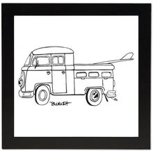 Load image into Gallery viewer, SIMPLE SURF TRUCK BUS ~ CATCH A LINE ~ 12x12