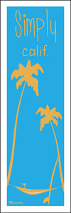 SIMPLY CALIF ~ HAMMOCK ~ SHAKA ~ SURFBOARD ~ 8x24