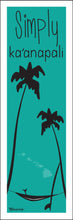 Load image into Gallery viewer, SIMPLY KAANAPALI ~ HAMMOCK ~ SHAKA ~ SURFBOARD ~ 8x24