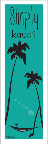 SIMPLY KAUAI ~ HAMMOCK ~ SHAKA ~ SURFBOARD ~ 8x24