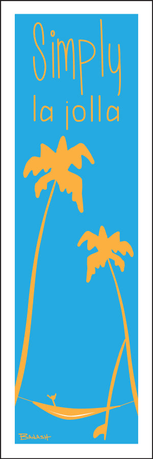 SIMPLY LA JOLLA ~ HAMMOCK ~ SHAKA ~ SURFBOARD ~ 8x24