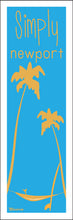 Load image into Gallery viewer, SIMPLY NEWPORT BEACH ~ HAMMOCK ~ SHAKA ~ SURFBOARD ~ 8x24