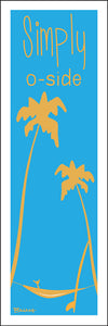 SIMPLY OCEANSIDE ~ HAMMOCK ~ SHAKA ~ SURFBOARD ~ 8x24