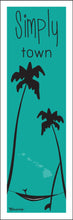 Load image into Gallery viewer, SIMPLY TOWN ~ HAMMOCK ~ SHAKA ~ SURFBOARD ~ 8x24