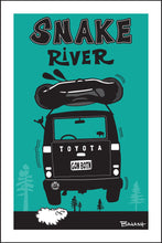 Load image into Gallery viewer, SNAKE RIVER ~ JACKSON HOLE ~ RAFT LAND CRUISER ~ TAIL ~ AIR ~ 12x18
