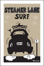 Load image into Gallery viewer, STEAMER LANE ~ SURF BUG TAIL AIR ~ SANTA CRUZ ~ 12x18
