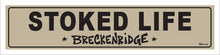 Load image into Gallery viewer, STOKED LIFE ~ BRECKENRIDGE ~ 5x20