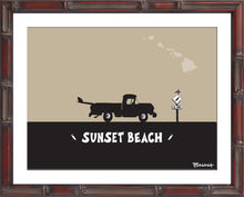 Load image into Gallery viewer, SUNSET BEACH ~ SURF PICKUP ~ 16x20