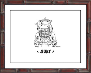 OAHU ~ CATCH A LINE ~ SURF BUG ~ 11x14
