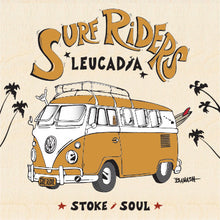 Load image into Gallery viewer, LEUCADIA ~ SURF RIDERS ~ SURF CALIF. STYLE BUS ~ 6x6
